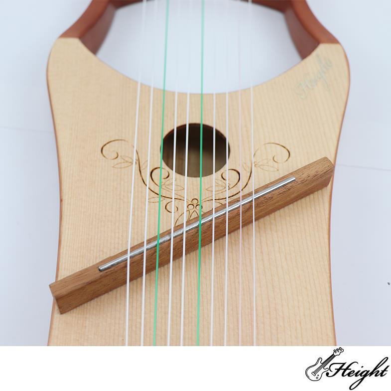 Corde Lyre 2 en épicéa 10 Spruce Wood 10 String Lyre Harp 2