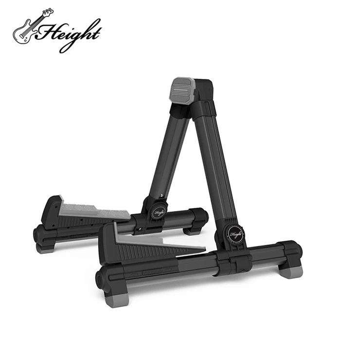 Support de guitare pliable et réglable en métal