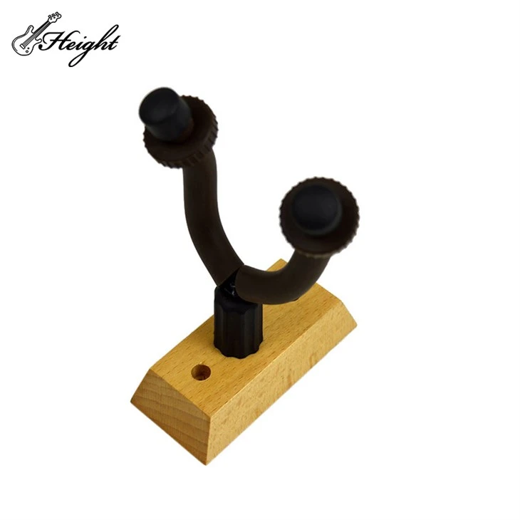 Solid Wood Base Hook Hanger Guitar Wall Hook